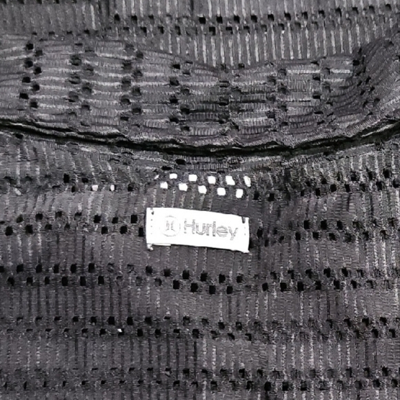 Hurley Black Perforated Knit Top - Picture 11 of 14
